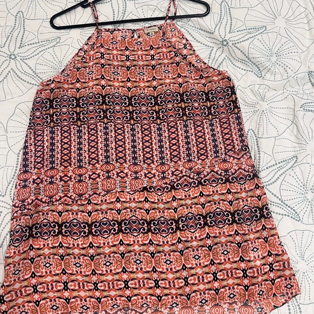 LDaniel Cremieux Orange Top - Picture 3 of 7